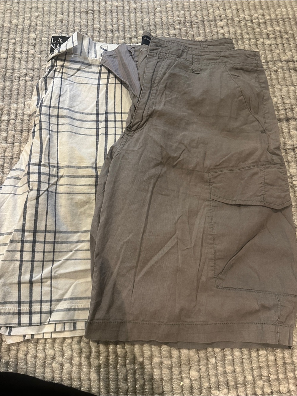 Banana Republic Men's Gray Cargo Shorts